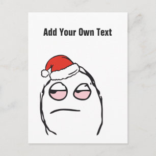 Christmas Le Me Memes PinkEye de tekst EDITABLE Feestdagenkaart
