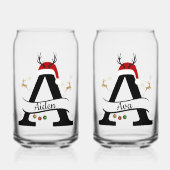 Christmas Letter A Initial – Festive Holiday Desig (Recto)