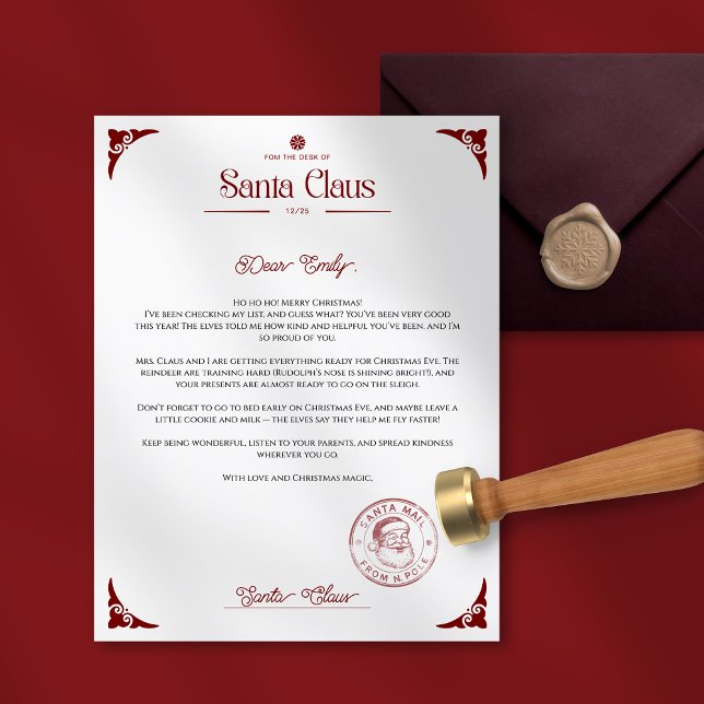 Christmas Letter from Santa Claus (Creator heeft geüpload)