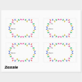 Christmas Light Gift Sticker (Vel)