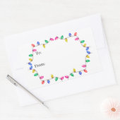 Christmas Light Gift Sticker (Envelop)