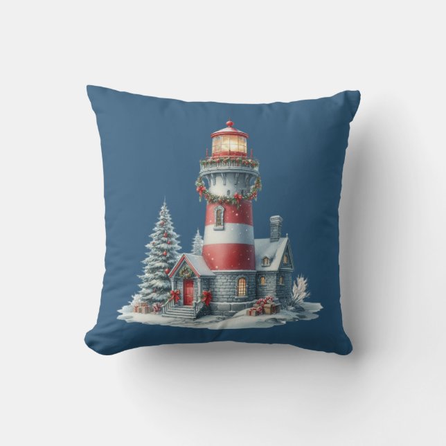 Christmas Lighthouse Sierkussen (Voorkant)