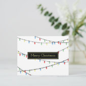 Christmas Lights Briefkaart (Staand voorkant)