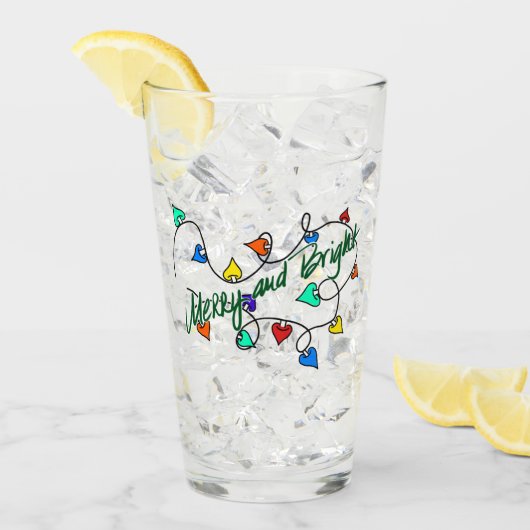 Christmas lights glas (Voorkant ijs)