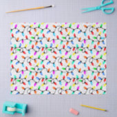 Christmas Lights In The Snow Tissuepapier (Craft)