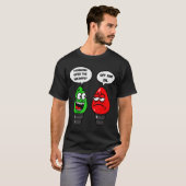 Christmas Lights Joke Light Bulb Working Off On Pu T-shirt (Voorkant volledig)