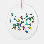 Christmas lights keramisch ornament (Links)