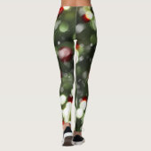 Christmas Lights Leggings with Snow (Achterkant)