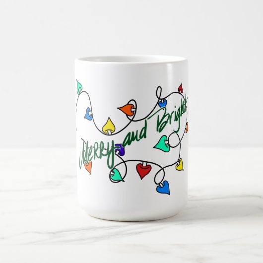 Christmas lights mug (Centre)