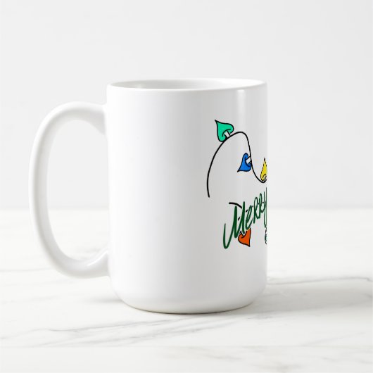 Christmas lights mug (Gauche)