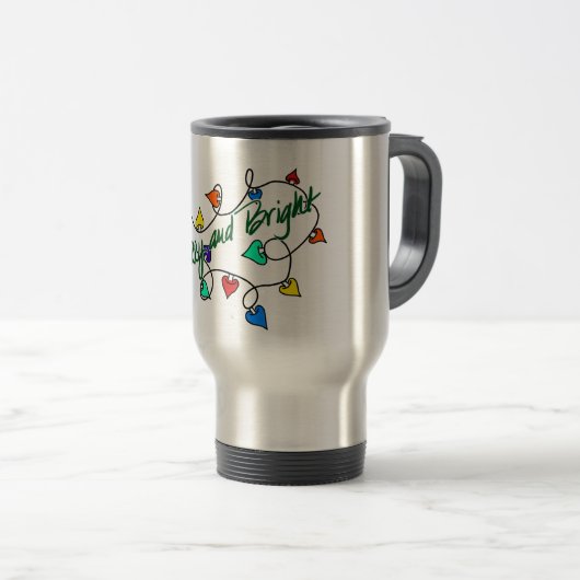Christmas lights mug (Devant droit)