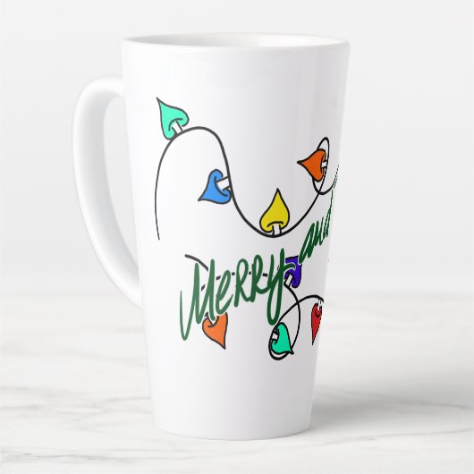 Christmas lights mug (Angle gauche)