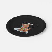 Christmas Lights Soft Coated Wheaten Terrier Dog T Papieren Bordje (Gekanteld)