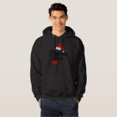Christmas Loading Christmas Hat Quote Hoodie (Voorkant volledig)