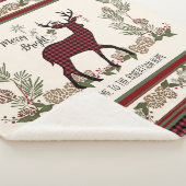 Christmas Lodge Merry Bright Deer Buffalo Plaid (3/4)