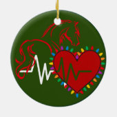 Christmas Logo Ceramic Ornament (Achterkant)