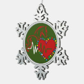 Christmas Logo Snowflake Ornament (Rechts)
