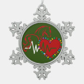 Christmas Logo Snowflake Ornament (Voorkant)