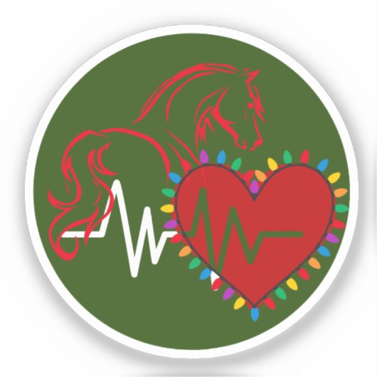 Christmas Logo Sticker (Voorkant)