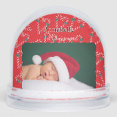 Christmas Love Candy Canes Baby Photo (Avant)