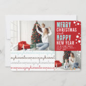 Christmas Love Peace Joy Kisses Carte photo de vac (Devant)