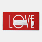 Christmas Love Red Arrière - plan Doormat (Clavier et souris)