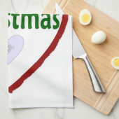 Christmas Love Serviettes de cuisine (Quart Plié)