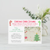 Christmas Lunch Cookie Exchange Invitation (Debout devant)