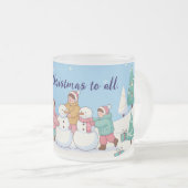 Christmas Magic Matglas Koffiemok (Voorkant rechts)