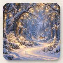 Christmas Magical Snowy Forest & Cosy Cottage