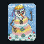 CHRISTMAS MAGNET super SNOWMAN "PAIX SUR TERRE"<br><div class="desc">C'ÉTAIT LES JOURS DE LA PUISSANCE FLEURIÈRE,  LA CRAVATE DYE ÉTAIT ENTRÉE,  ET LE SIGNE DE PAIX. AJOUTEZ UN PEU D'AMOUR AVEC CE SUPER SNOWMAN "PEACE ON EARTH" MAGNET Rectangle *Personnaliser... ..Chercher Les Articles Correspondants Susan Brack Design</div>