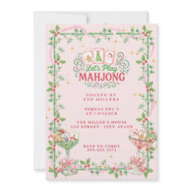 Christmas Mahjong Party