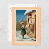 "Christmas Mail"  Briefkaart (Voorkant / Achterkant)