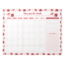 Christmas Mail Maandelijks te doen Lijst Planner N Notitieblok