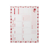 Christmas Mail Weekly to Do List Planner Notitieblok (Gedraaid)