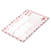 Christmas Mail Weekly to Do List Planner Notitieblok (Schuin)