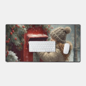 Christmas mailbox festive winter workspace bureaumat (Keyboard & Muis)