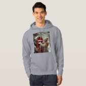 Christmas mailbox hoodie cozy warm festive wear (Voorkant volledig)