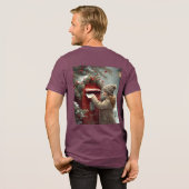 Christmas mailbox t-shirt cute winter holiday (Voorkant)