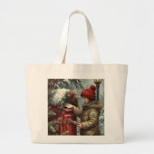Christmas mailbox tote bag festive holiday shopper (Devant)