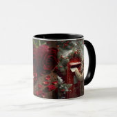 Christmas mailbox travel mug cozy winter drinkware mok (Voorkant rechts)