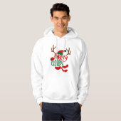 Christmas mannen Hoodies Sweatershirts met lange m (Voorkant volledig)