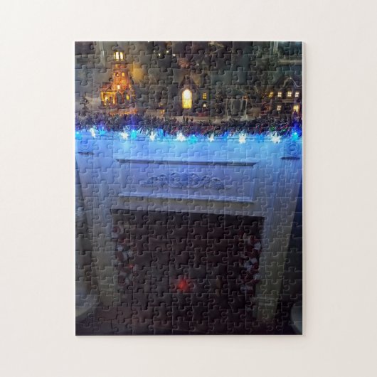 Christmas Mantel Jigsaw Puzzle (Vertical)