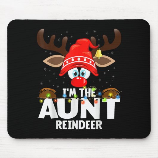 Christmas Matching I'm The Aunt Reindeer  Muismat (Voorkant)