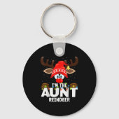 Christmas Matching I'm The Aunt Reindeer Sleutelhanger (Voorkant)