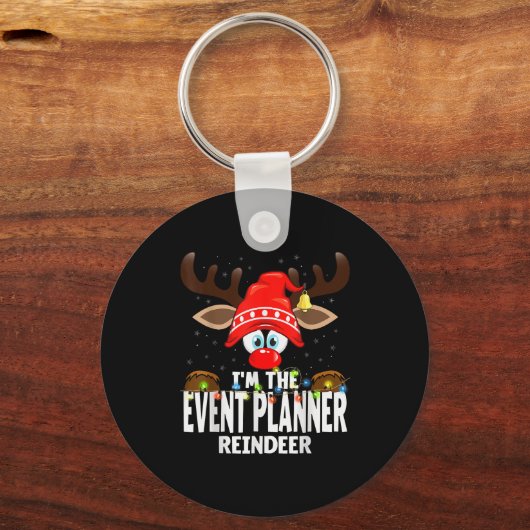Christmas Matching I'm The Event Planner Reindeer Sleutelhanger (Voorkant)