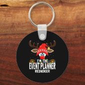 Christmas Matching I'm The Event Planner Reindeer Sleutelhanger (Voorkant)