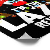 Christmas Matching I'm The Lazy Reindeer Poster (Hoek)