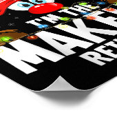 Christmas Matching I'm The Makeup Reindeer Poster (Hoek)