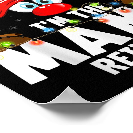 Christmas Matching I'm The Mama Reindeer  Poster (Hoek)